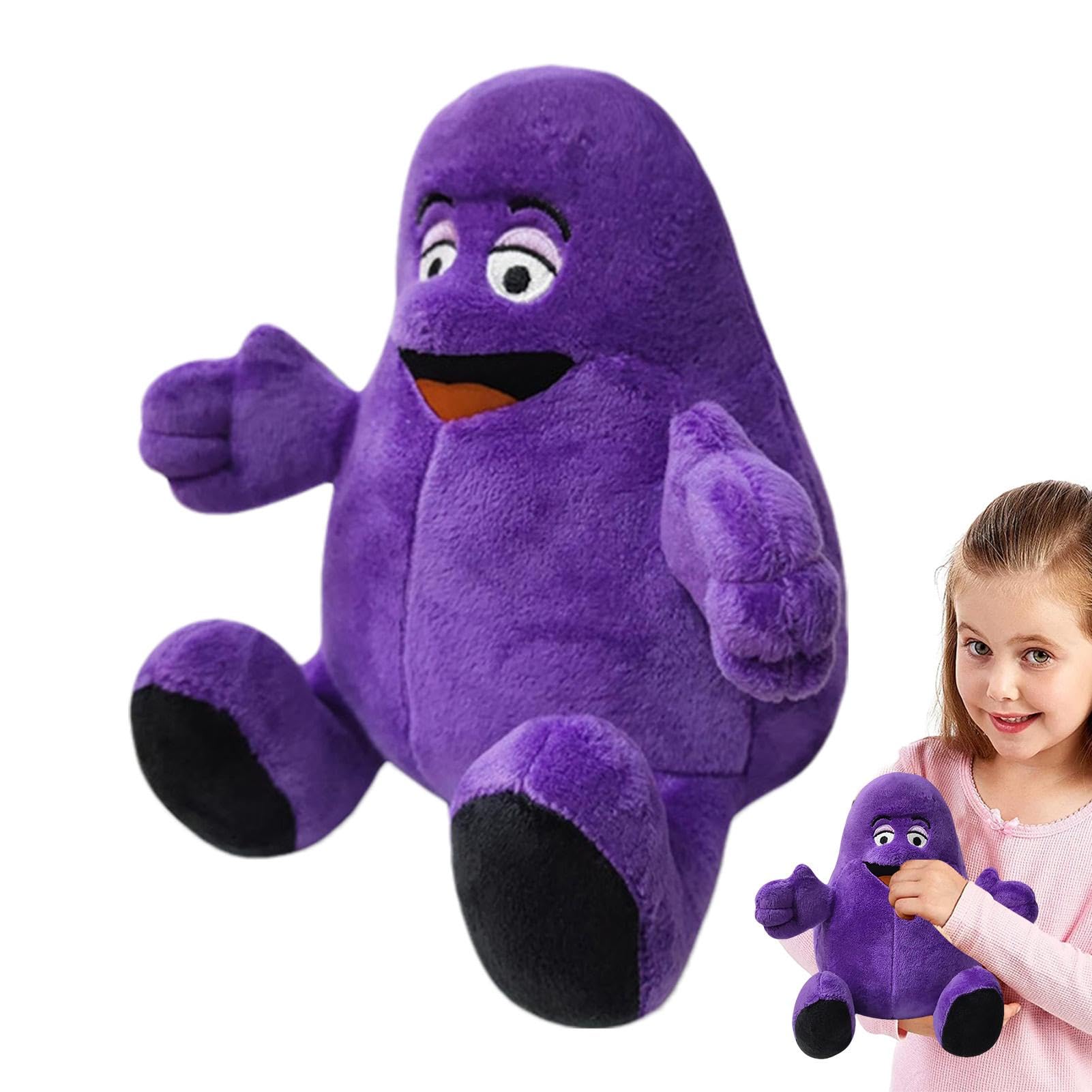 Amazon.co.jp: ぬいぐるみ - 柔らかい紫のぬいぐるみ人形 - ぬいぐるみ